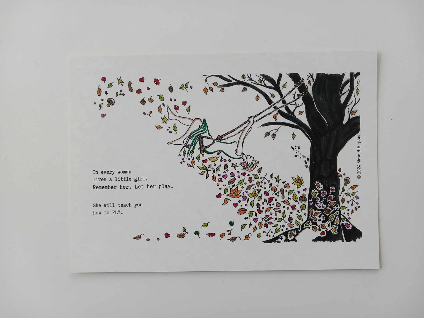 Print 'In every woman', A5 print wel of niet ingekaderd
