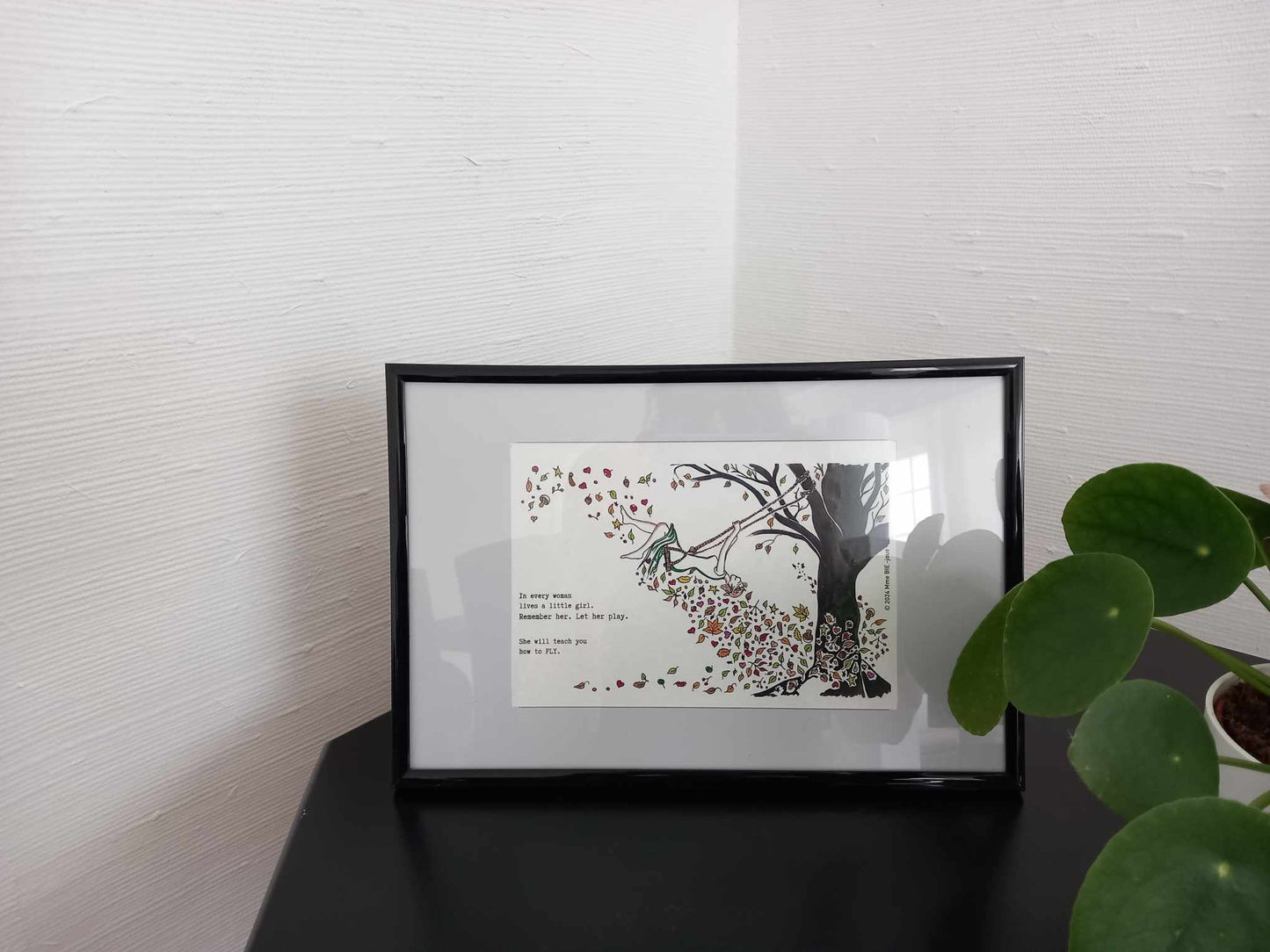 Print 'In every woman', A5 print wel of niet ingekaderd
