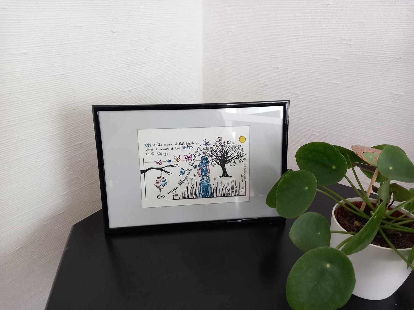 Print 'Om is the Name', A5 print met/zonder kader